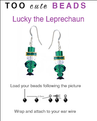 Lucky the Leprechaun Earring Kit Instructions
