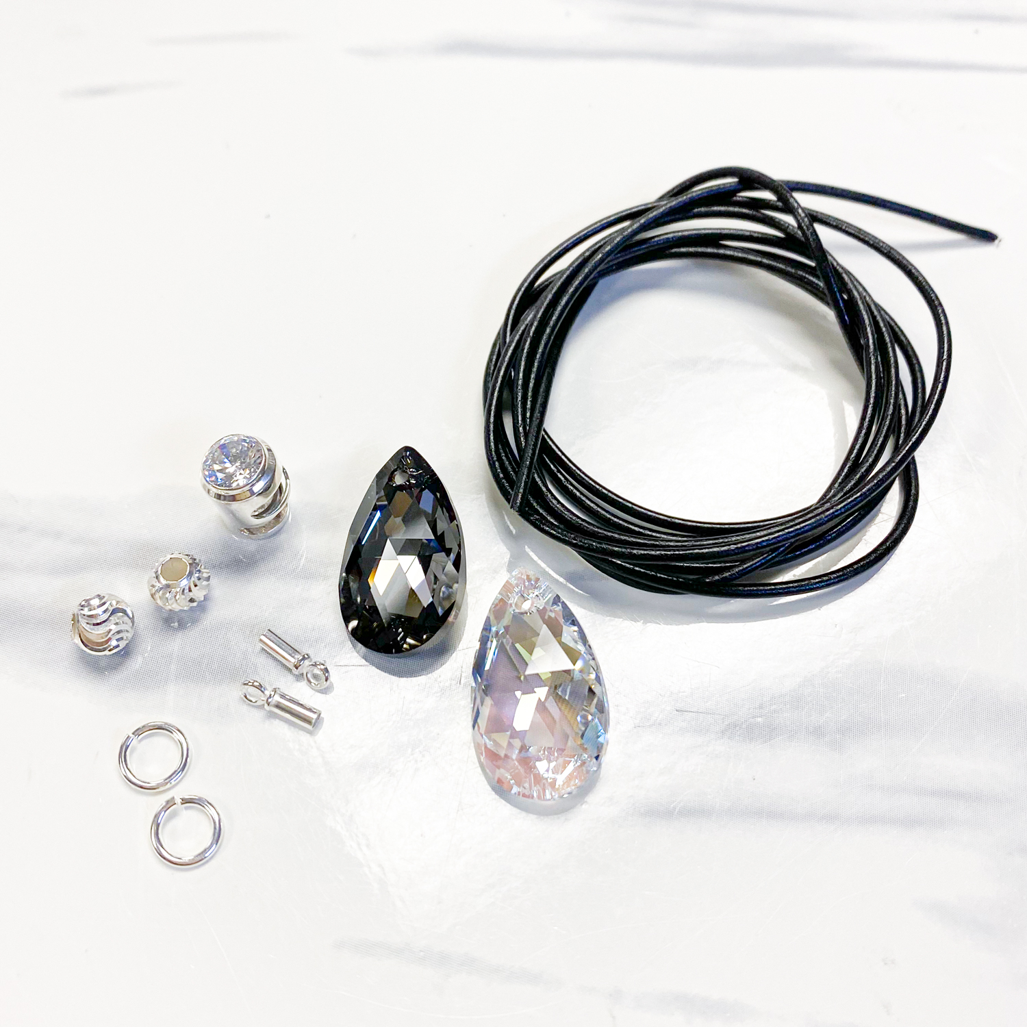 Night Shimmer Lariat Necklace Kit