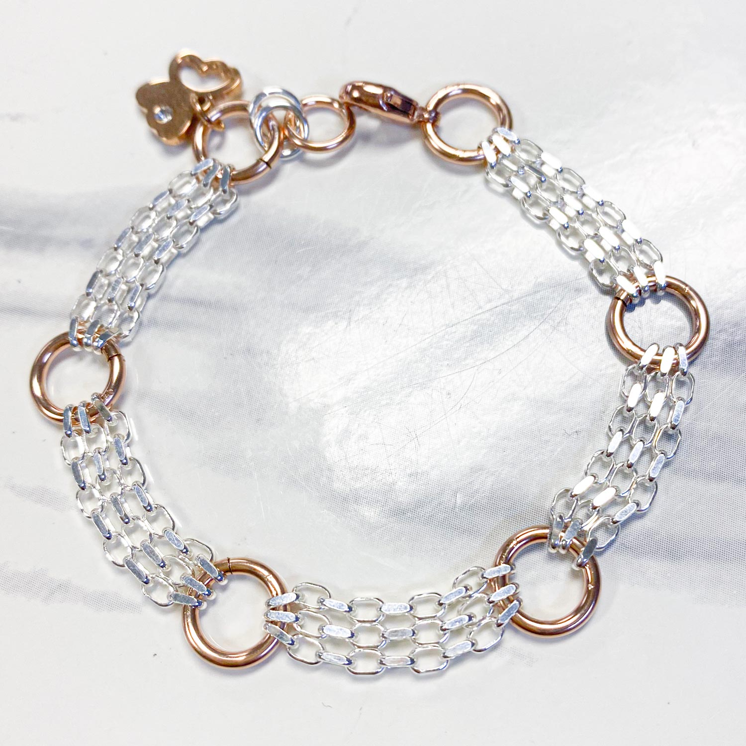 Mixed Metal Link Bracelet Kit