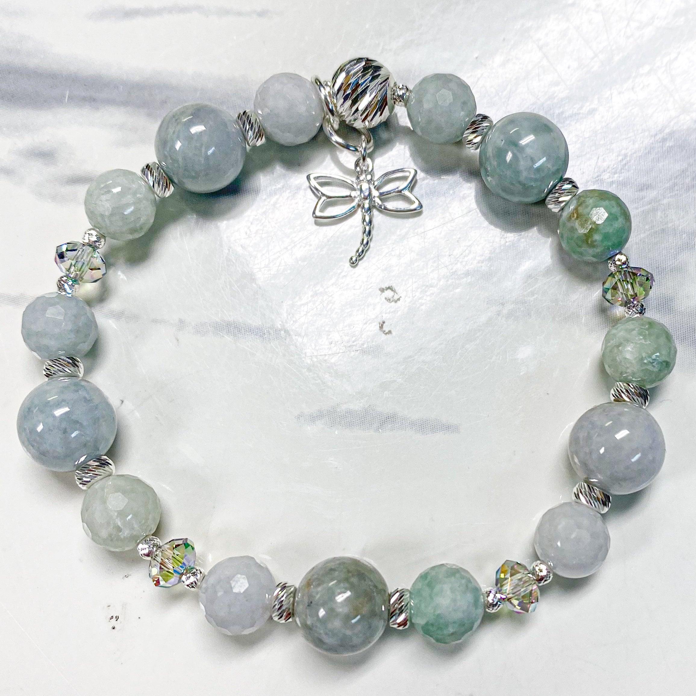 Burma Jade Dragonfly Bracelet Kit