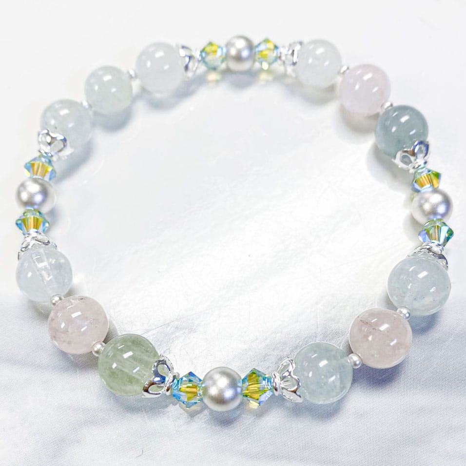 Mixed Morganite Gemstone Bracelet Kit
