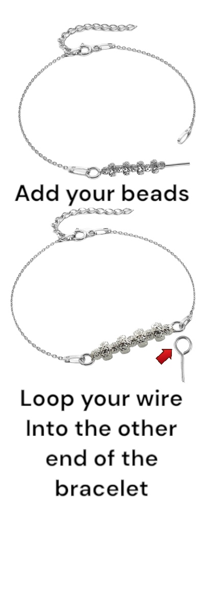 DIY Bracelet Kit - Pristine Pyramid Bracelet