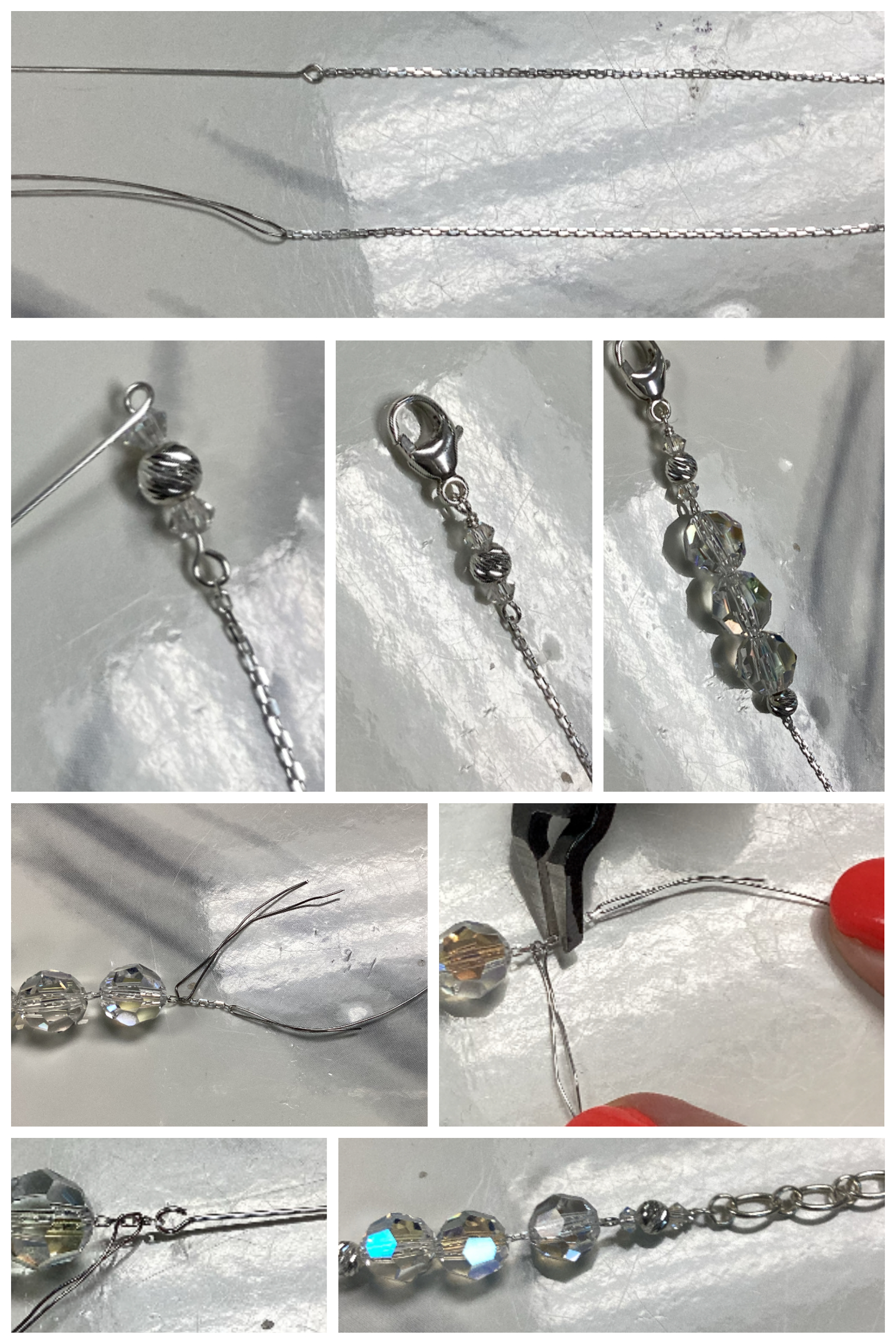 DIY Jewelry Kit - Shimmering Swan Bracelet Kit Instructions