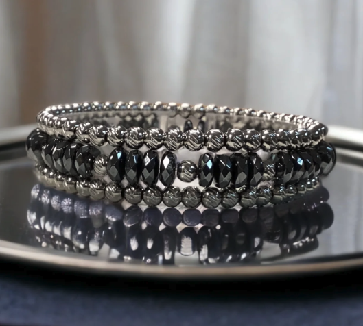 DIY Bracelet Kit - 3 In 1 Shimmering Stack Bracelet