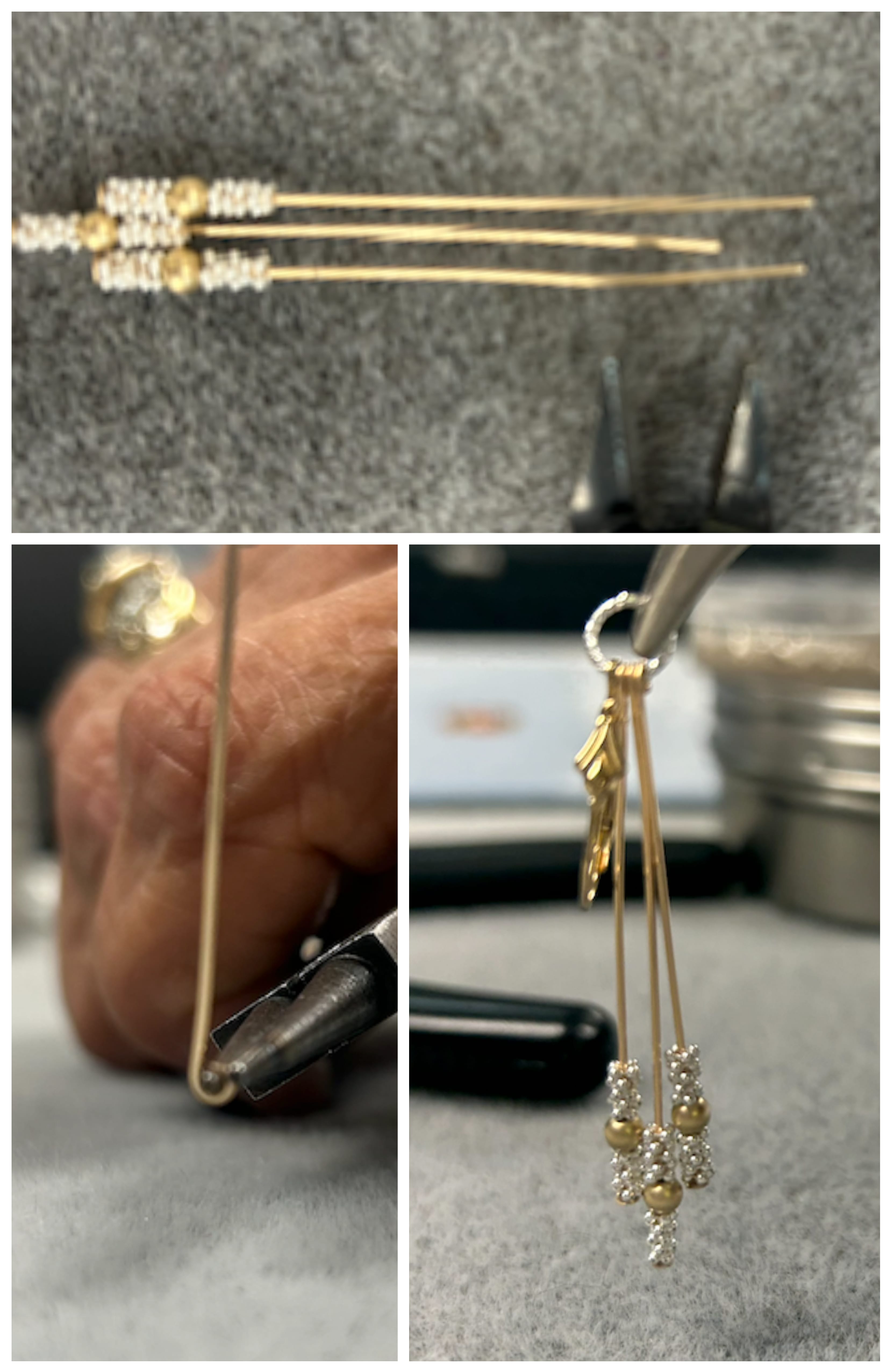 DIY Earring Kit - Penta Drop Earring Instructions