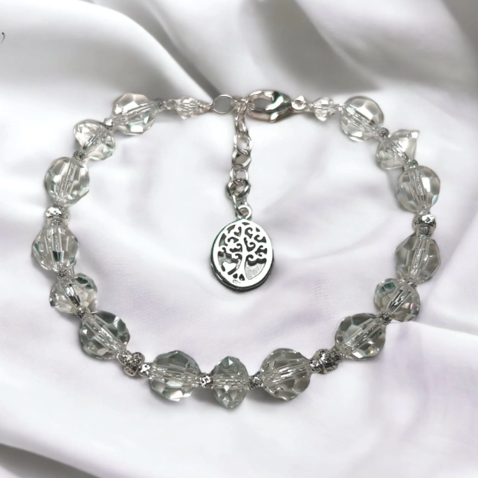 Swarovski Crystal & Tree Of Life Charm Bracelet Kit