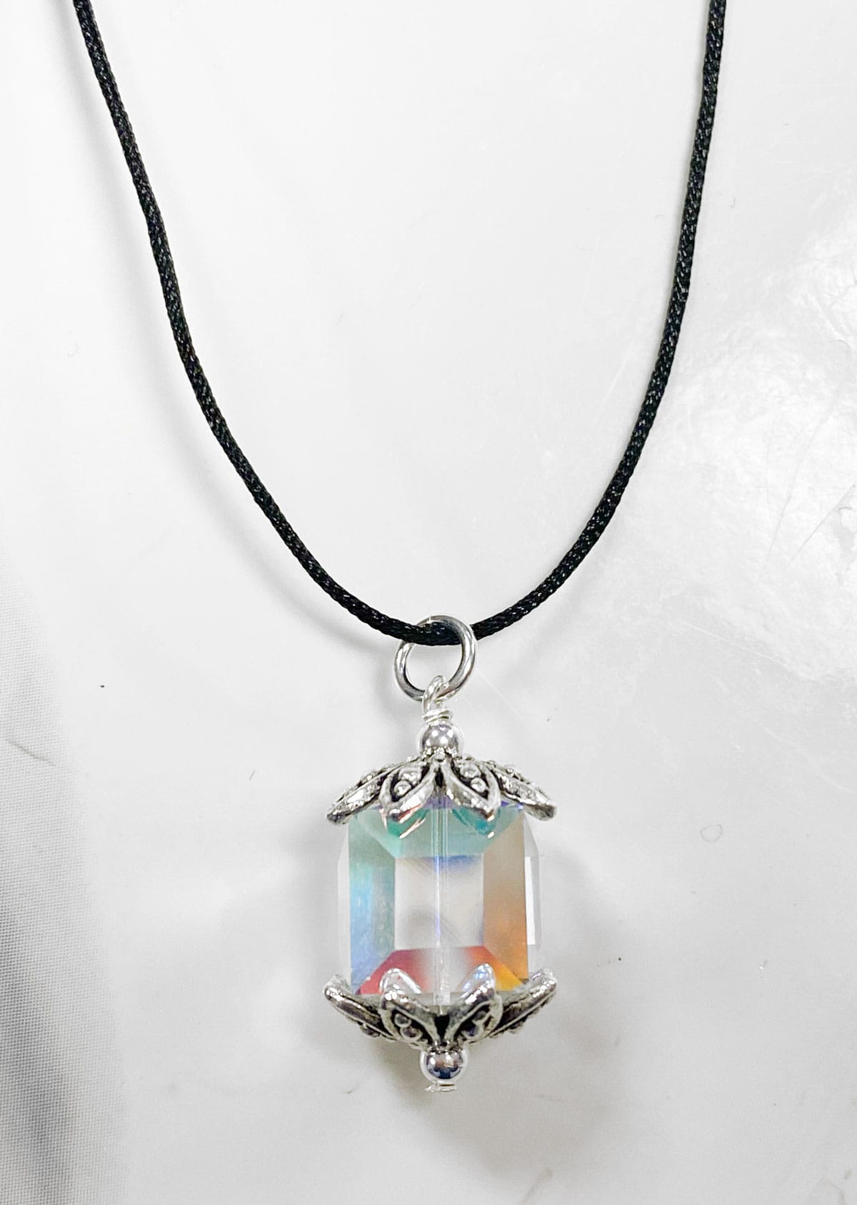 Vintage Swarovski Cube Necklace Kit Instructions