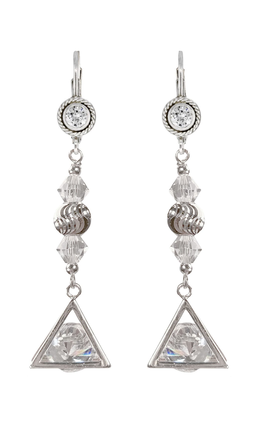 Floating Crystal CZ Earring Kit
