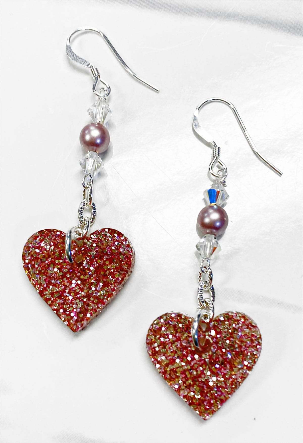 Powder Rose Earring Kit Instructions