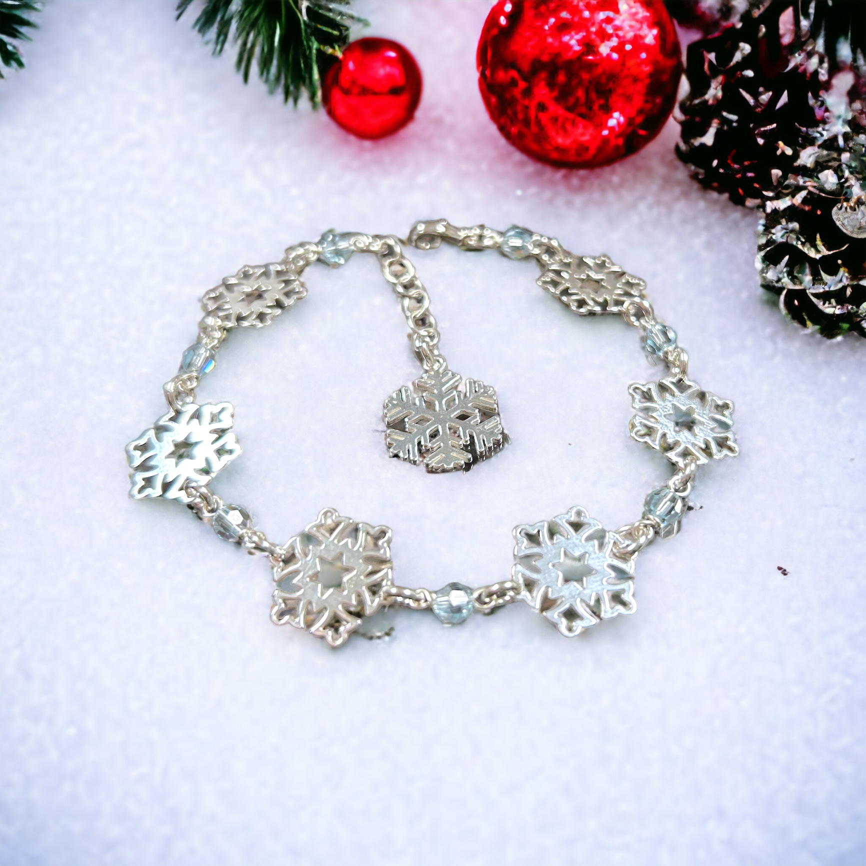 Winter Snowflake Bracelet Kit Instructions