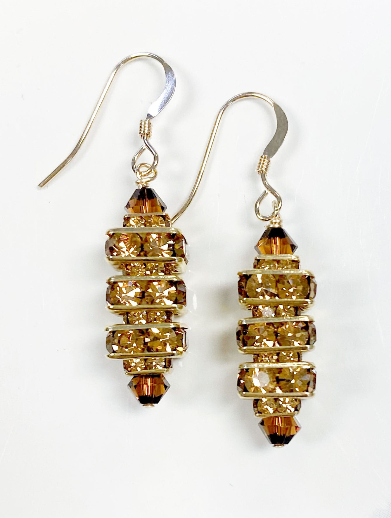 Stacked Smoke Topaz Earring Kit