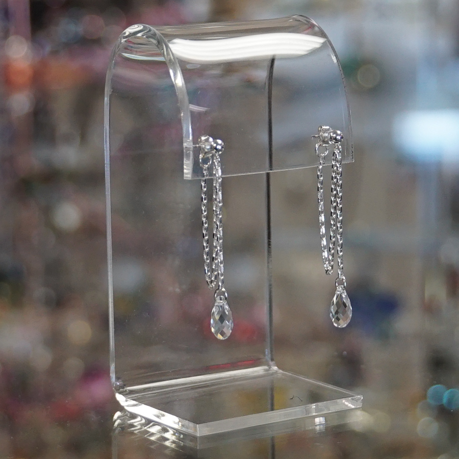 Silver Drop Earring Cuff Kit