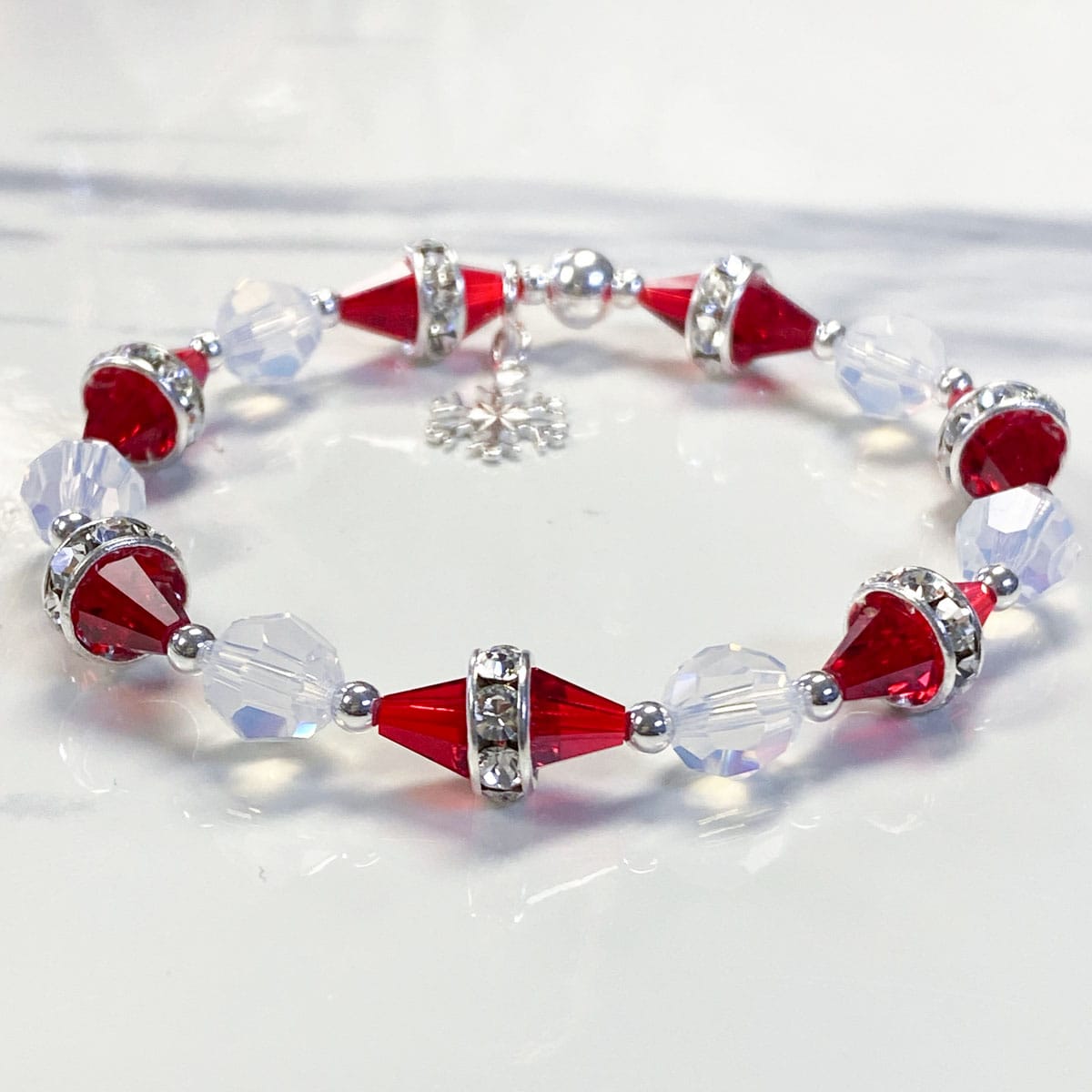 White Christmas Bracelet Kit