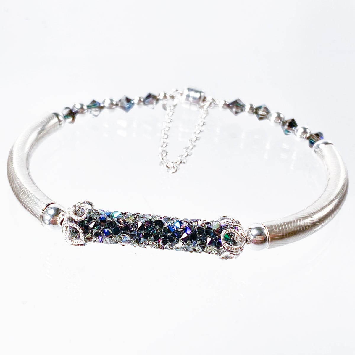 Crystal Paradise Shine Fine Rock Tube Bangle Bracelet Kit