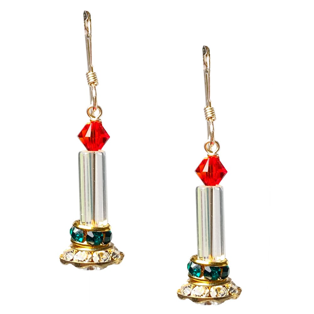 Golden Candle Christmas Earring Kit