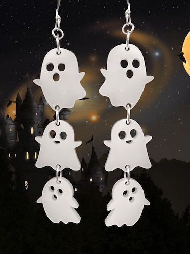 Ghost Trio Halloween Earring Kit