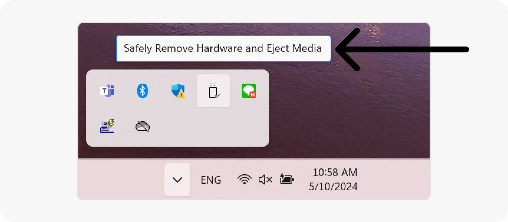 Log out of the Secure Folder For Windows