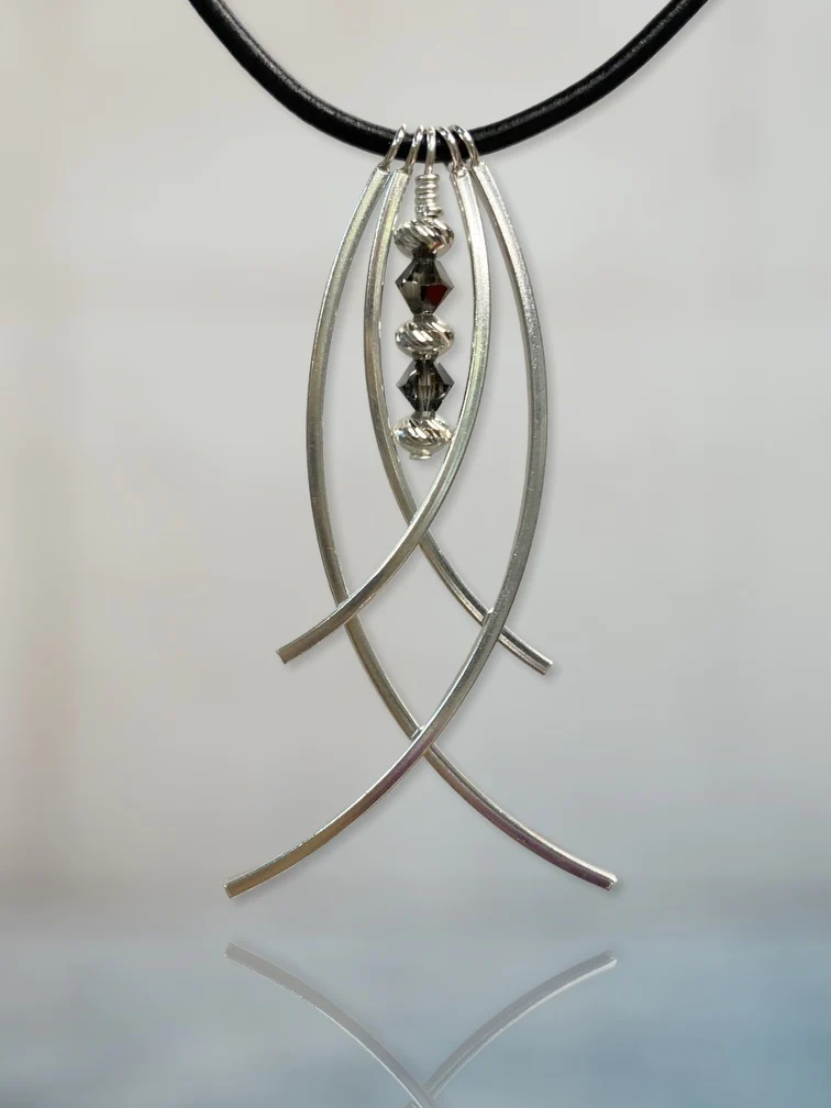 Silver Navette Necklace Kit 