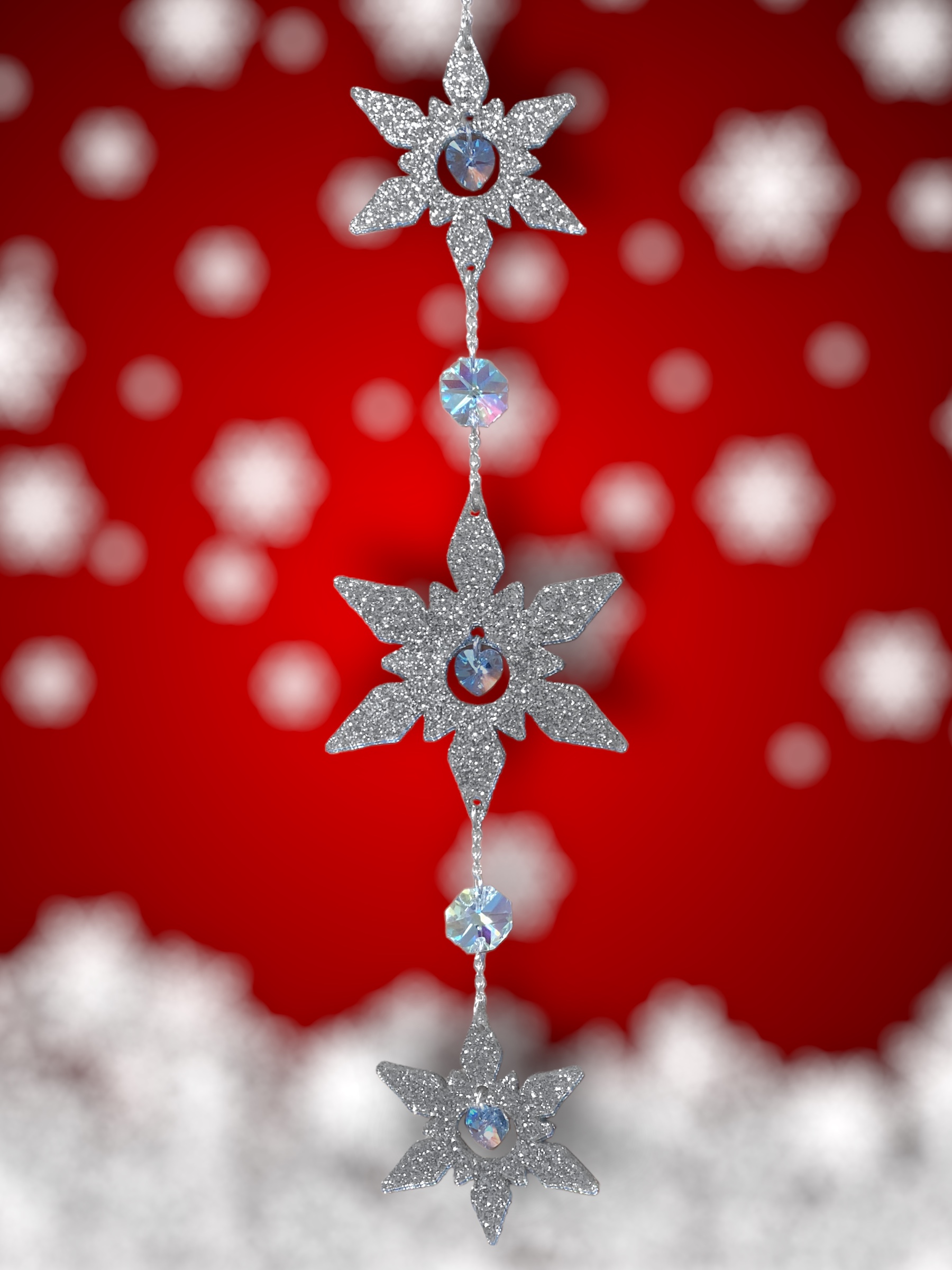 Captured Crystal Snowflake Sun Catcher Kit Instructions
