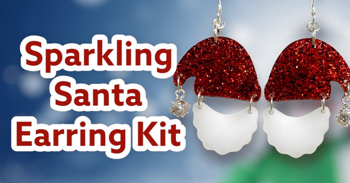 Sparkling Santa Earring Kit