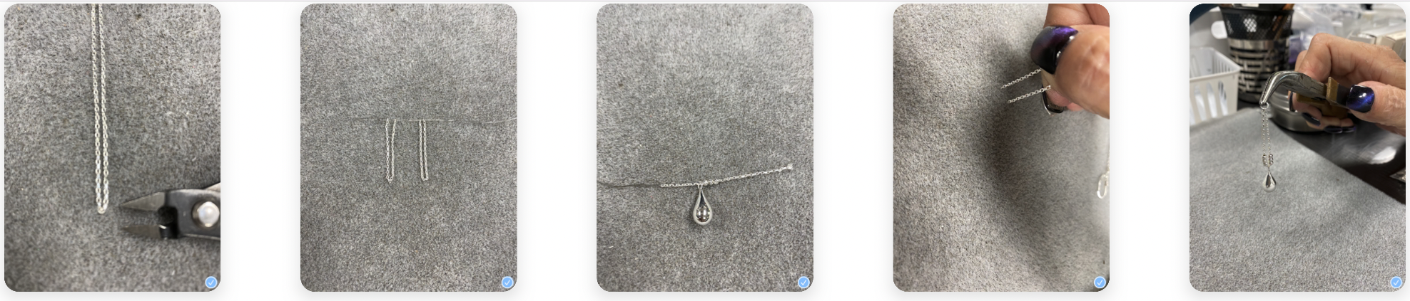 Stunning Silver Tear Drop Earring Kit Instructions