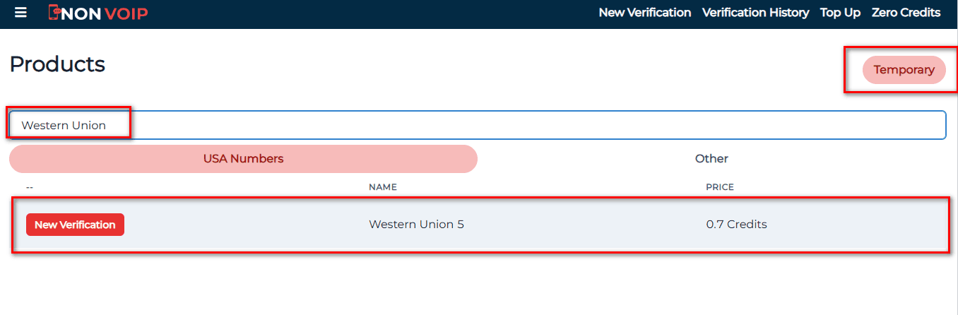 activate a Western Union account with a US number