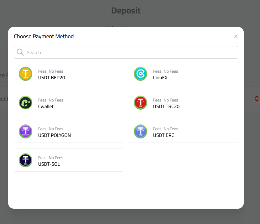 Depositing USDT into your Kazawallet account