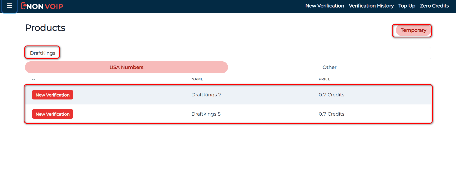 Steps to activate a DraftKings account using a US number
