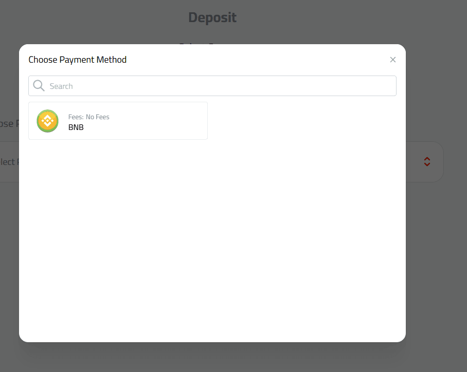 Depositing BNB into your Kazawallet account