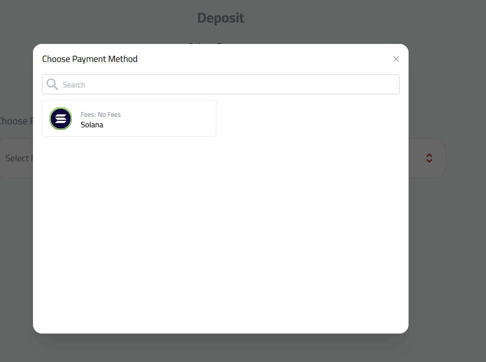 Depositing SOL into your Kazawallet account