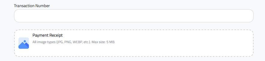 Upload Receipt