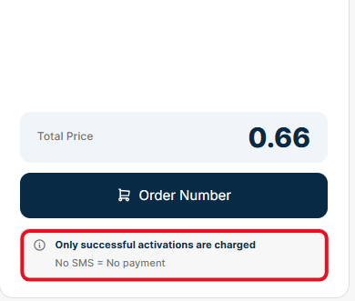 Financial Transparency (No SMS = No payment)