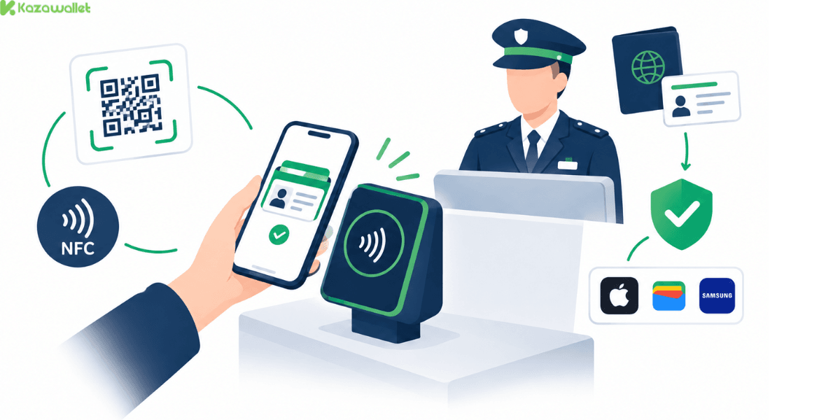 كيف تعمل هذه تقنية&nbsp;محفظة الهوية الرقمية عملياً عند نقطة التحقق؟
