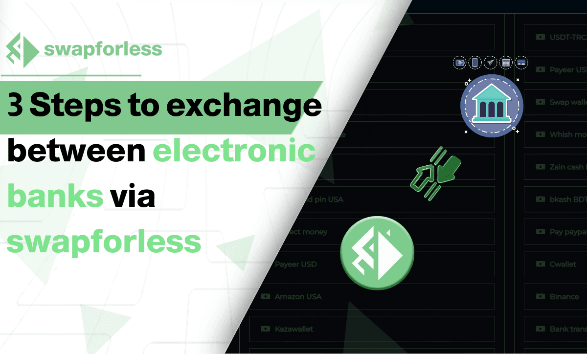 3 Steps to exchange between electronic banks via swapforless