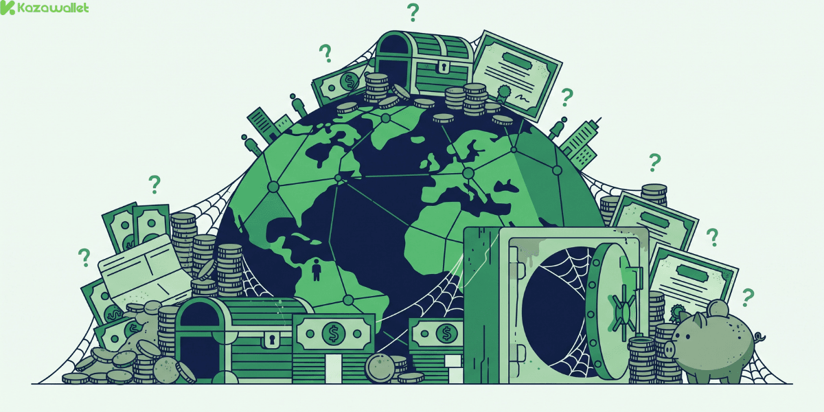How much forgotten money actually exists in the world?