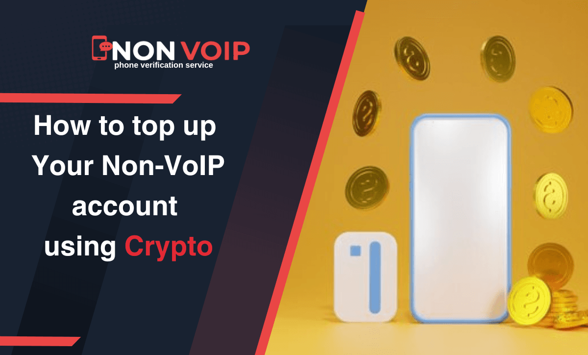 How to top up your Non-VoIP account using crypto