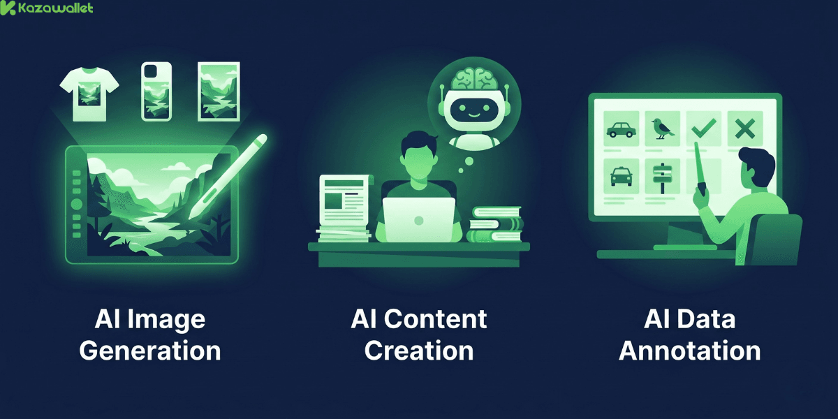 What are the easiest ways to profit from AI currently?