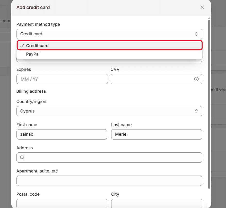 pay for a Shopify subscription using crypto