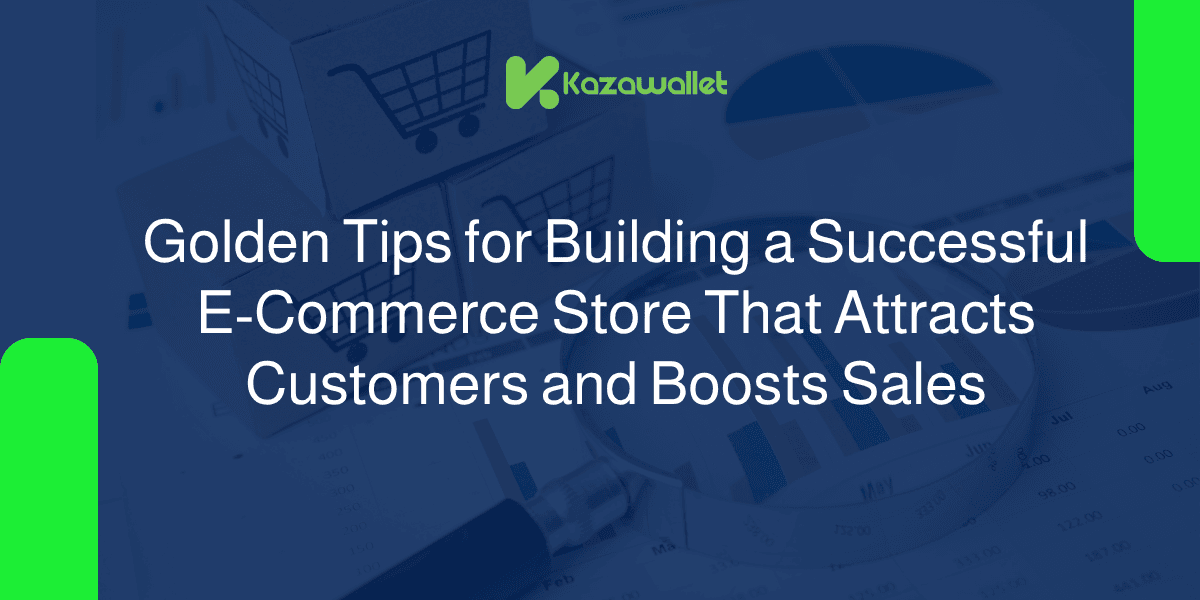 Golden Tips for Building a Successful E-Commerce Store That Attracts Customers and Boosts Sales