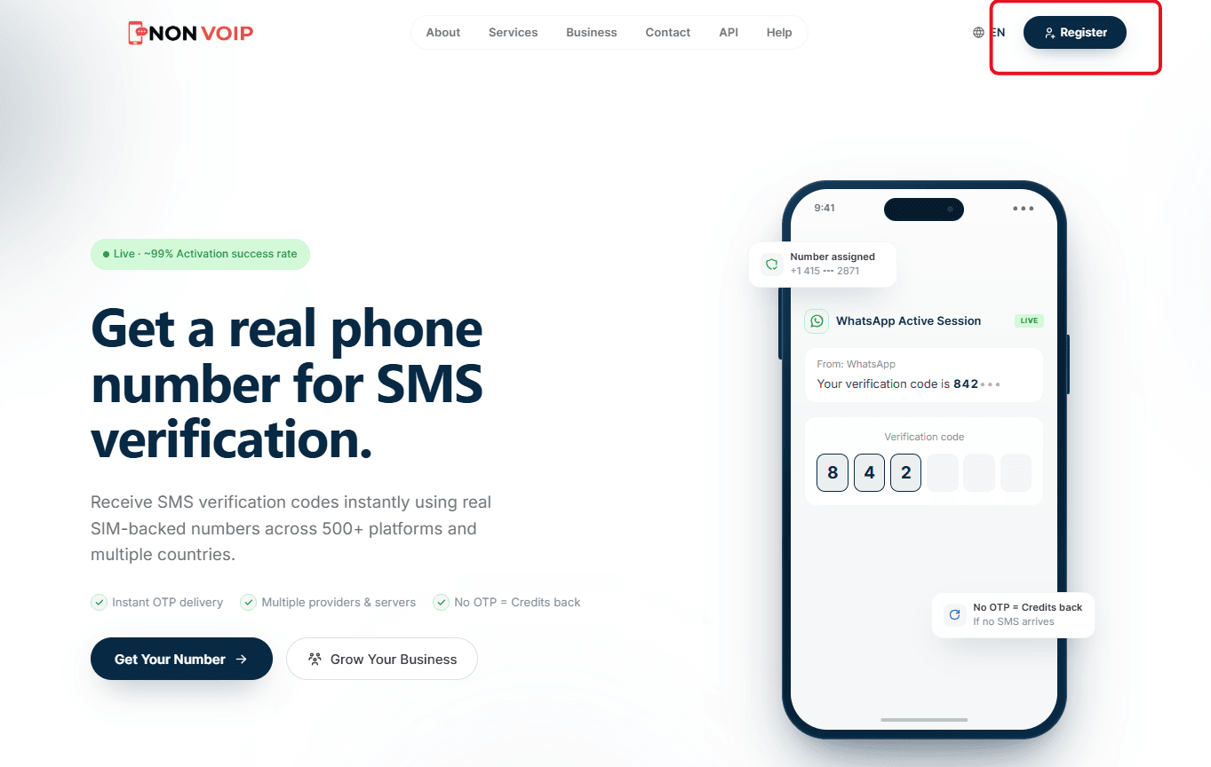 Steps to Create a New Account on Non-VoIP