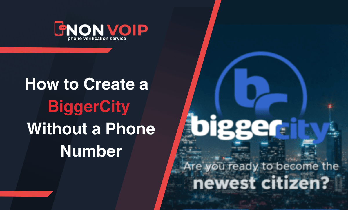 Steps to Create BiggerCity Account Without Phone Number