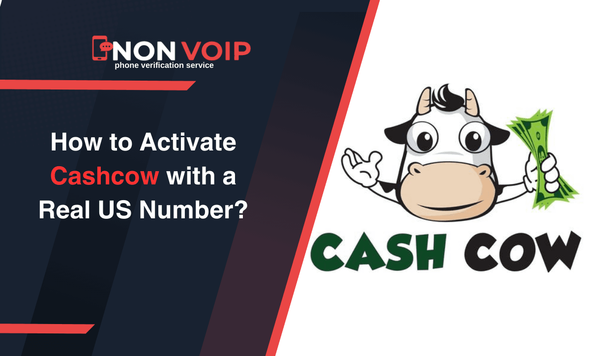 How to Activate Cashcow with a Real US Number?