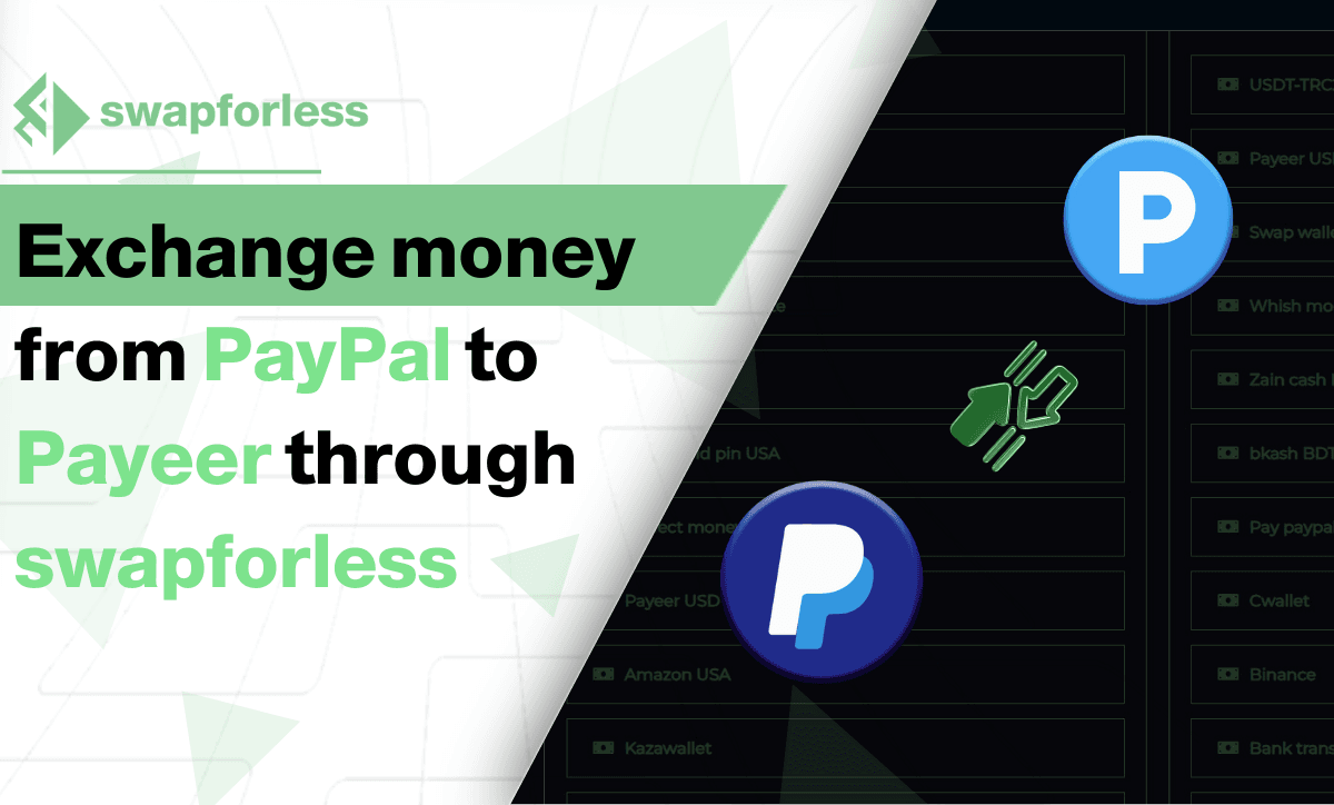 The easiest way to exchange money from PayPal to Payeer through swapforless.