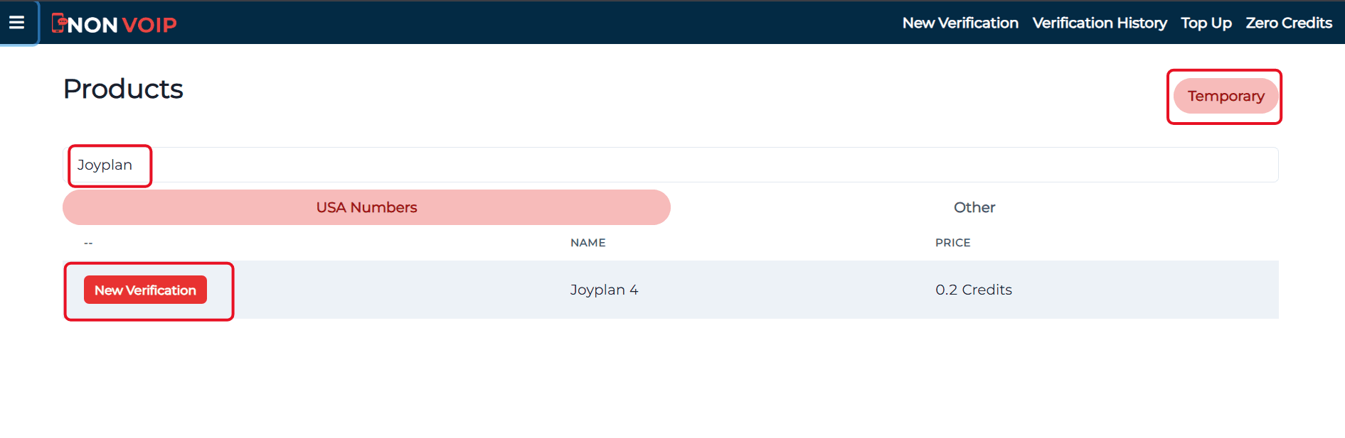 activate a Joyplan account using a US number