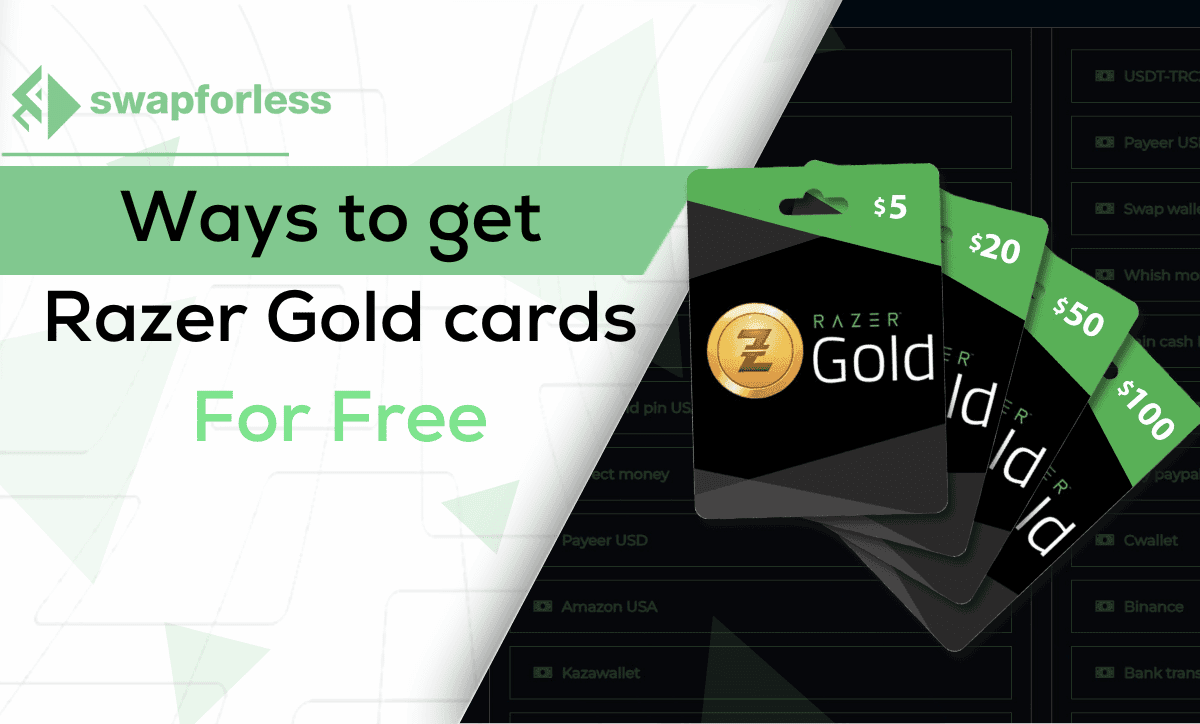 Ways to get free Razer Gold cards