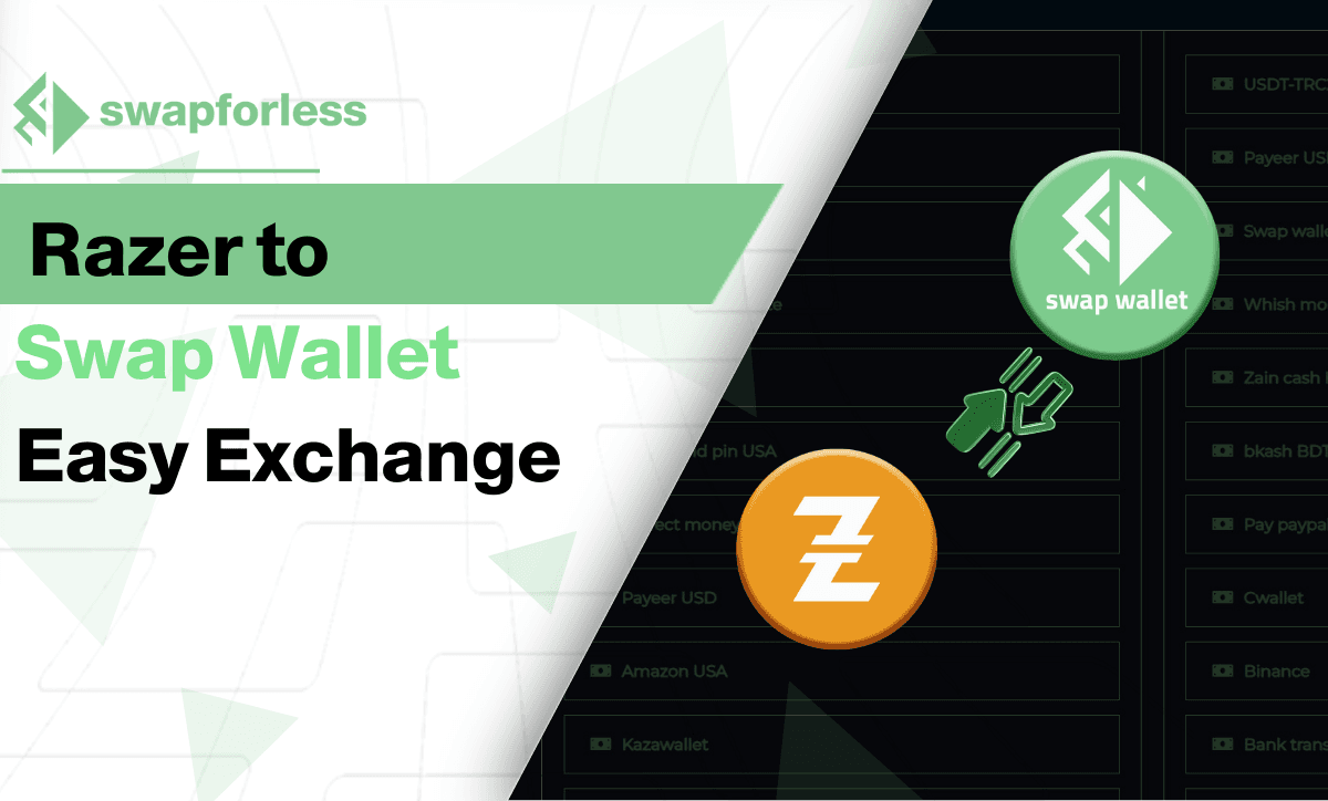 How to Exchange from Razer to Swap Wallet via swapforless