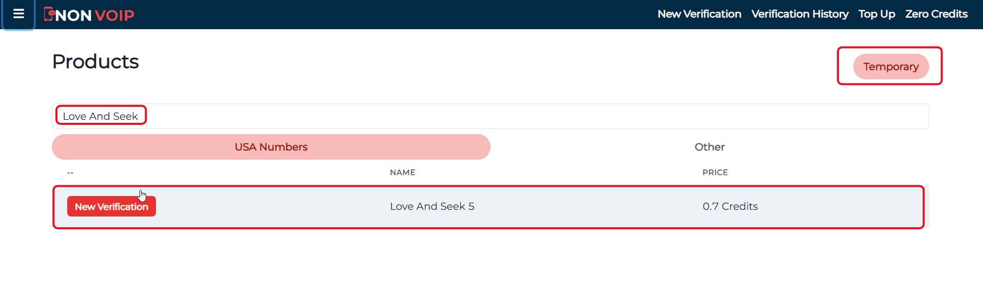 Activate a Love Seek Account Using a US Number