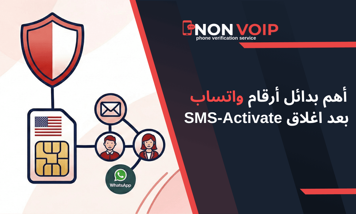 أهم بدائل أرقام واتساب بعد اغلاق SMS-Activate في 2026