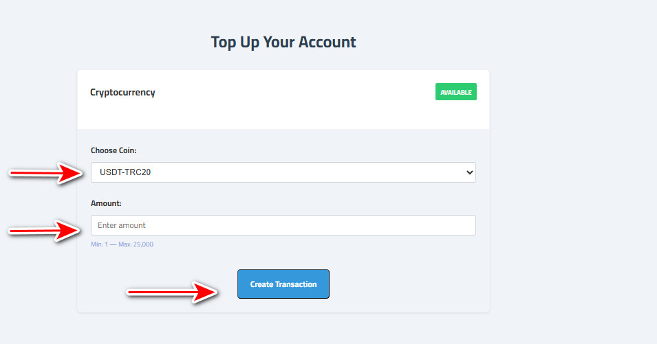 Steps to Top Up Kascards Balance Using Cryptocurrency