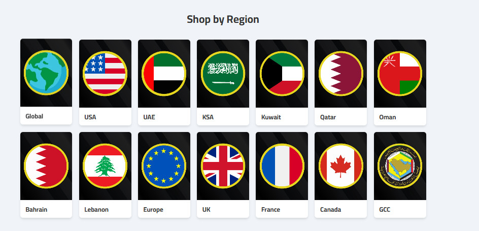 Shop by Region 